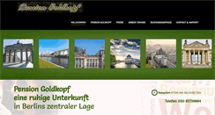 Desktop Screenshot of pension-goldkopf-berlin.de